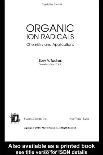 Organic Ion Radicals