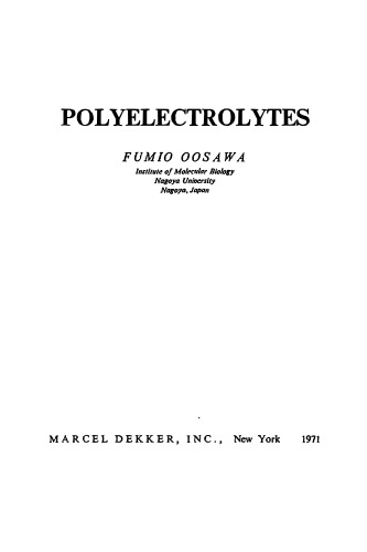 Polyelectrolytes