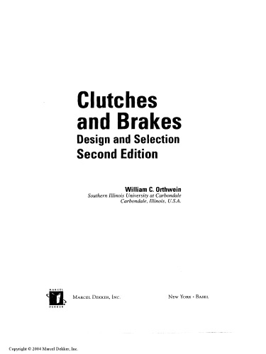 Clutches and Brakes