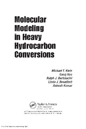 Molecular Modeling in Heavy Hydrocarbon Conversions