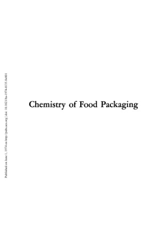 Chemistry Of Food Packaging