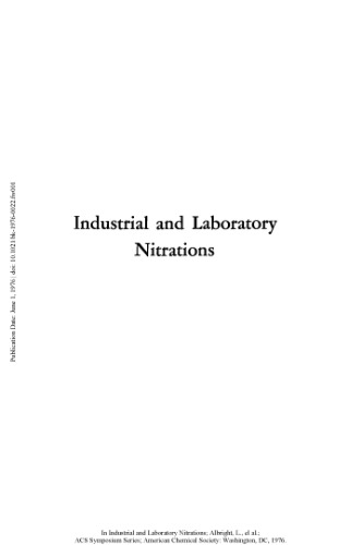 Industrial and Laboratory Nitrations