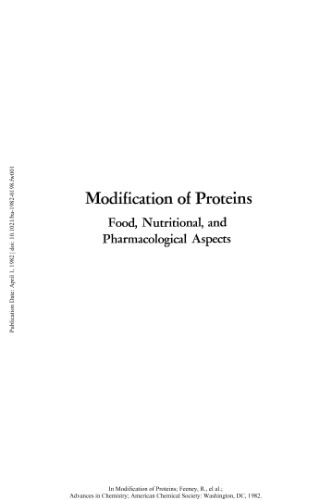 Modifications of Proteins