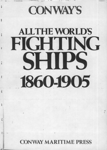 Conway's All the World's Fighting Ships, 1860-1905