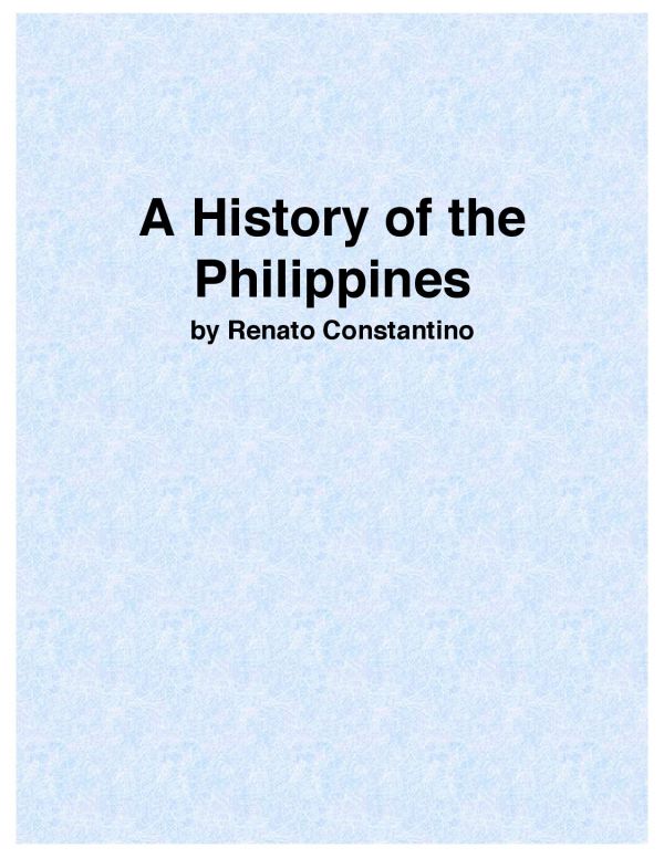 A History of the Philippines