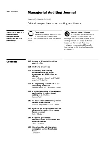 Critical perspectives on accounting and finance