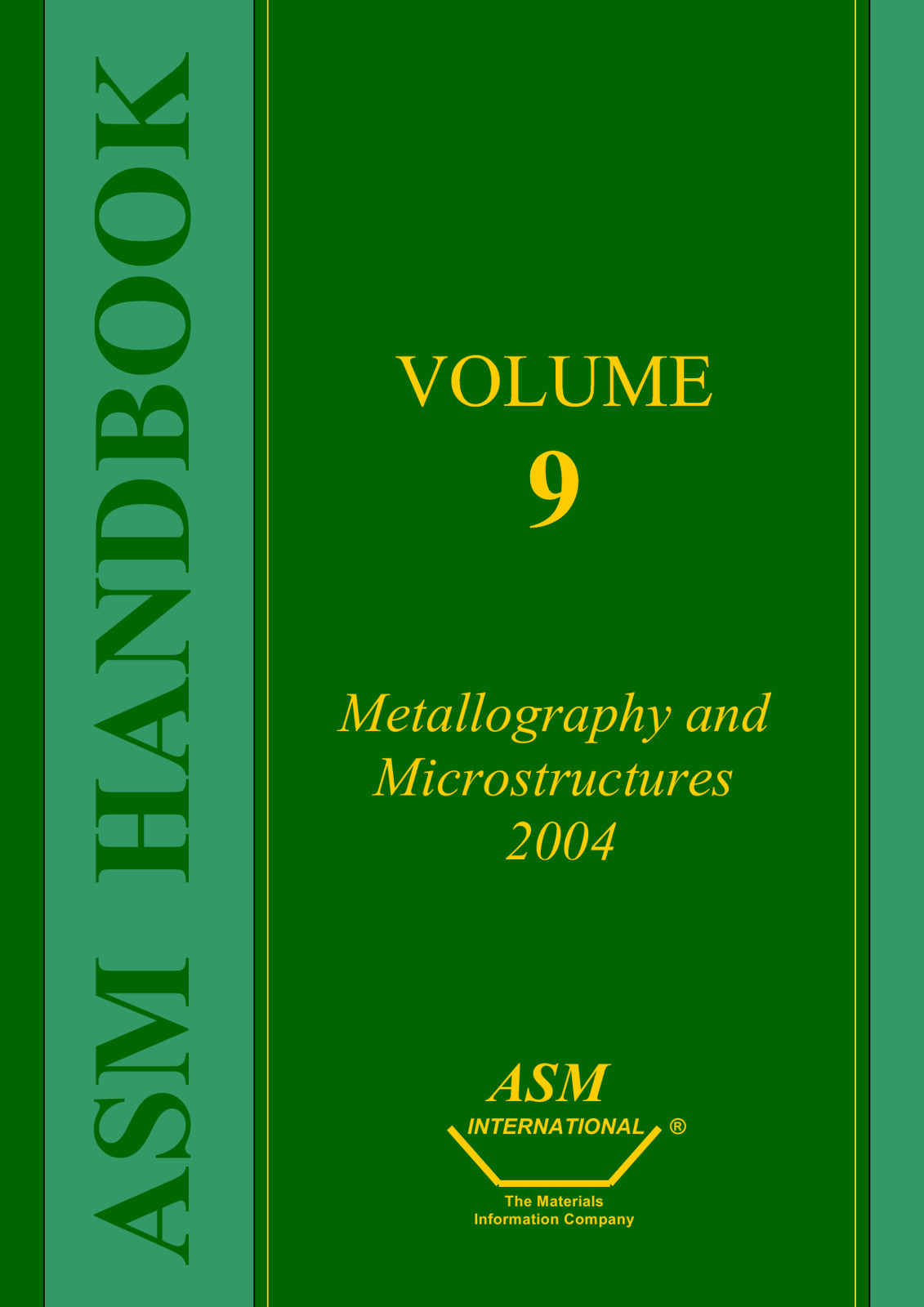 ASM Handbook Volume 9