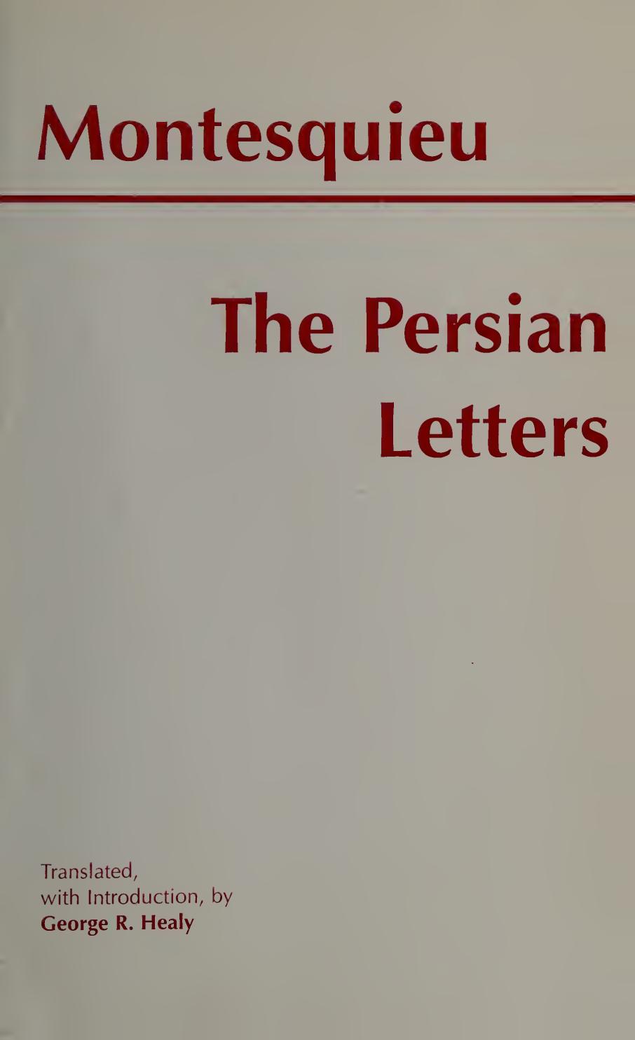 The Persian Letters