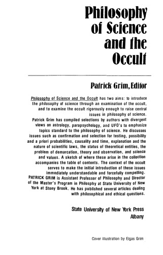 Philosophy of Science and Occult, 1st Ed.