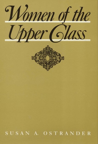 Women Of The Upper Class