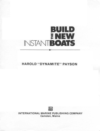 Build the New Instant Boats