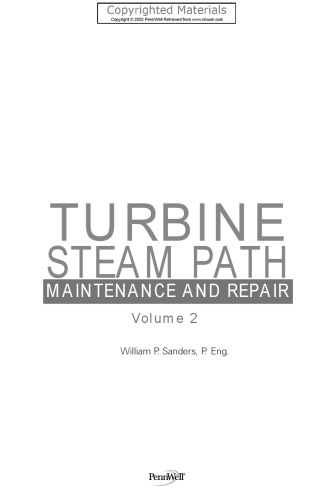 Turbine Steam Path Damage and Maintenance Volume 2