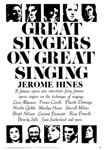 Great Singers on Great Singing