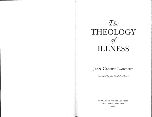 The Theology Of Illness