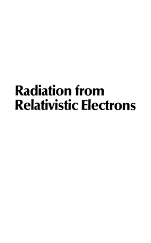 Radiation from Relativistic Electrons