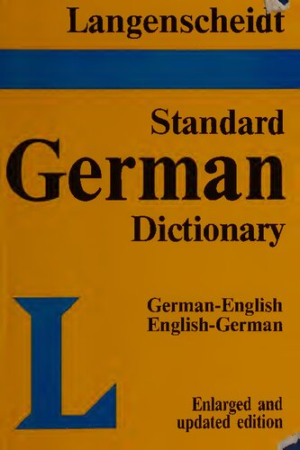 Langenscheidt's Standard German Dictionary