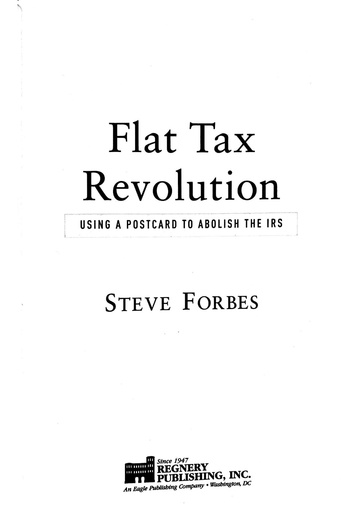 Flat Tax Revolution