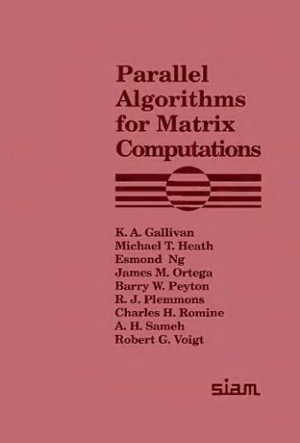 Parallel Algorithms for Matrix Computations