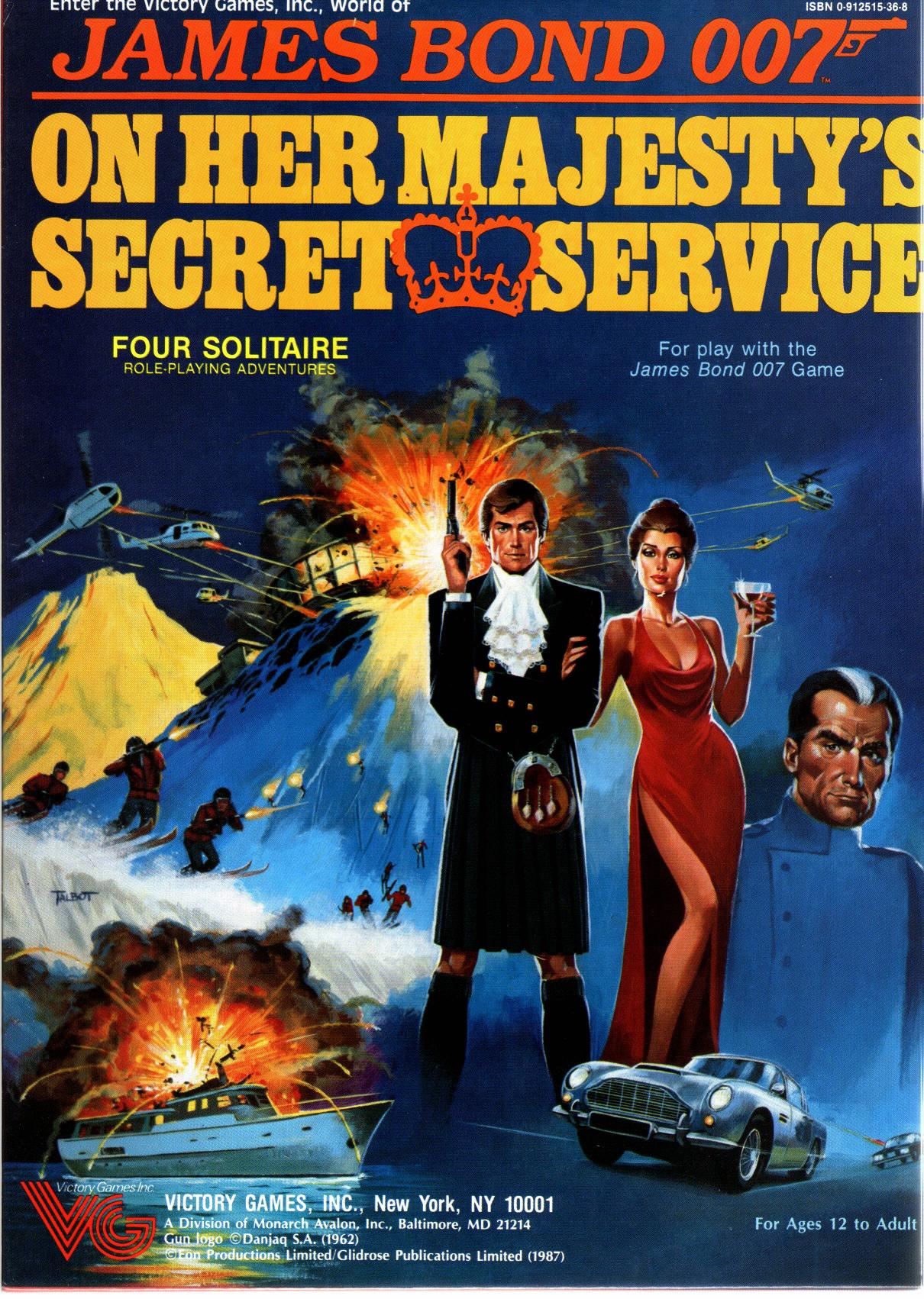 On Her Majesty's Secret Service (James Bond 007 Rpg) [Box Set]