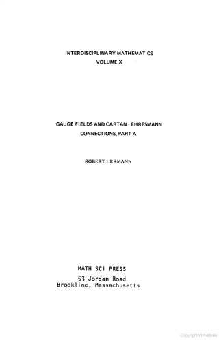 Gauge Fields and Cartan-Enresmann Connections