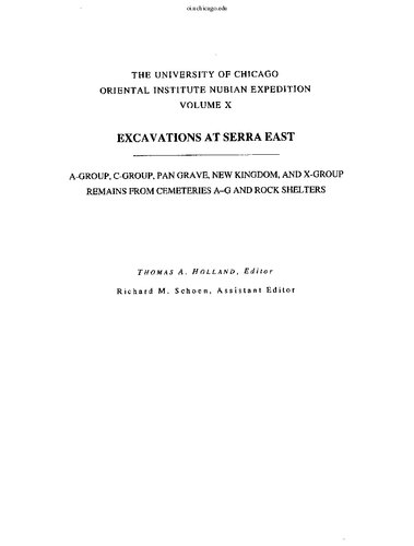 Excavations at Serra East, Parts 1-5