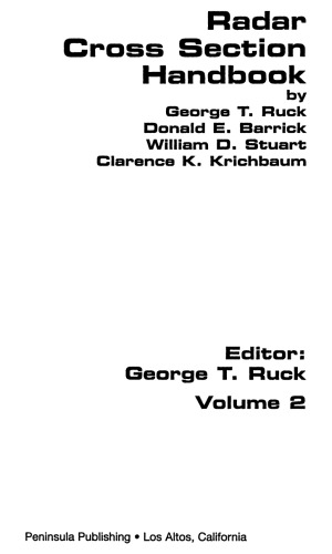 Radar Cross Section Handbook - Volume 2