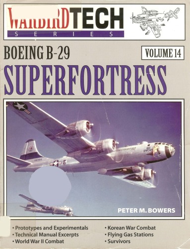 Boeing B-29 Superfortress - WarbirdTech Volume 14