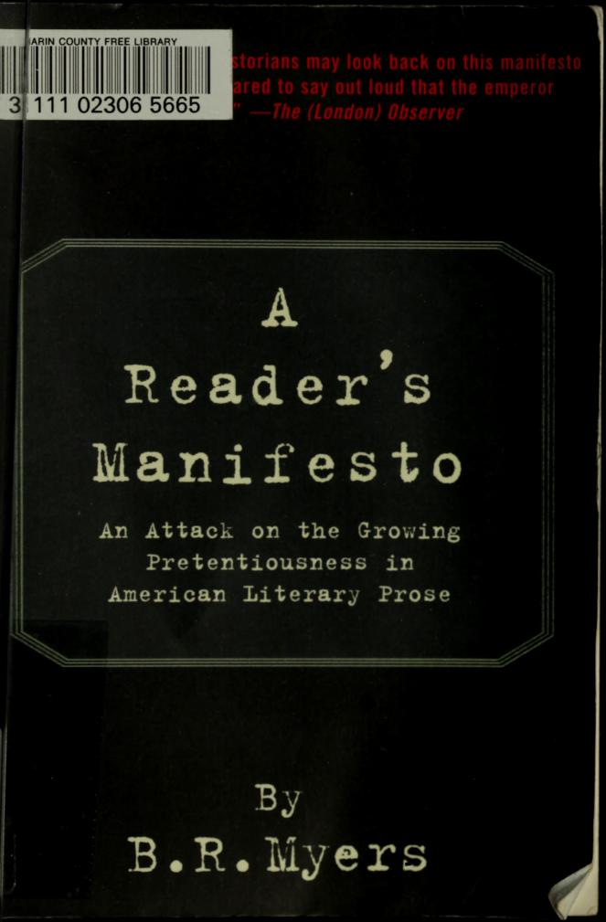 A Reader's Manifesto