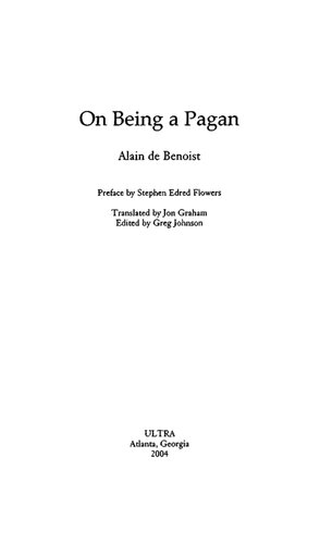 On Being A Pagan