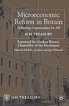 Microeconomic reform in Britain : delivering enterprise and fairness