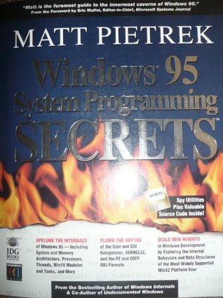 Windows 95 System Programming Secrets with CD-ROM