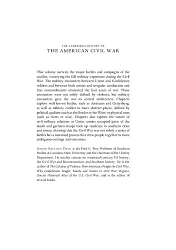 The Cambridge History of the American Civil War