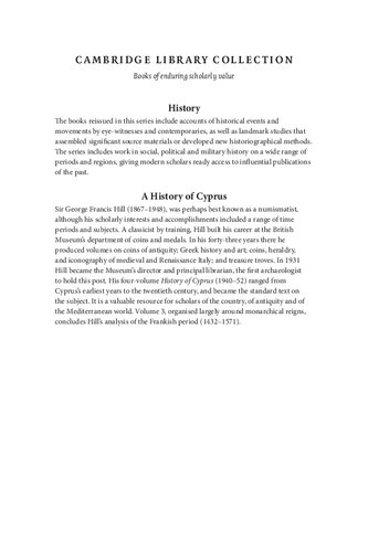 A History of Cyprus - Volume 3