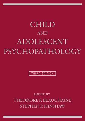 Child and Adolescent Psychopathology