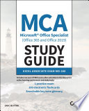 MCA Microsoft Office Specialist Excel Study Guide