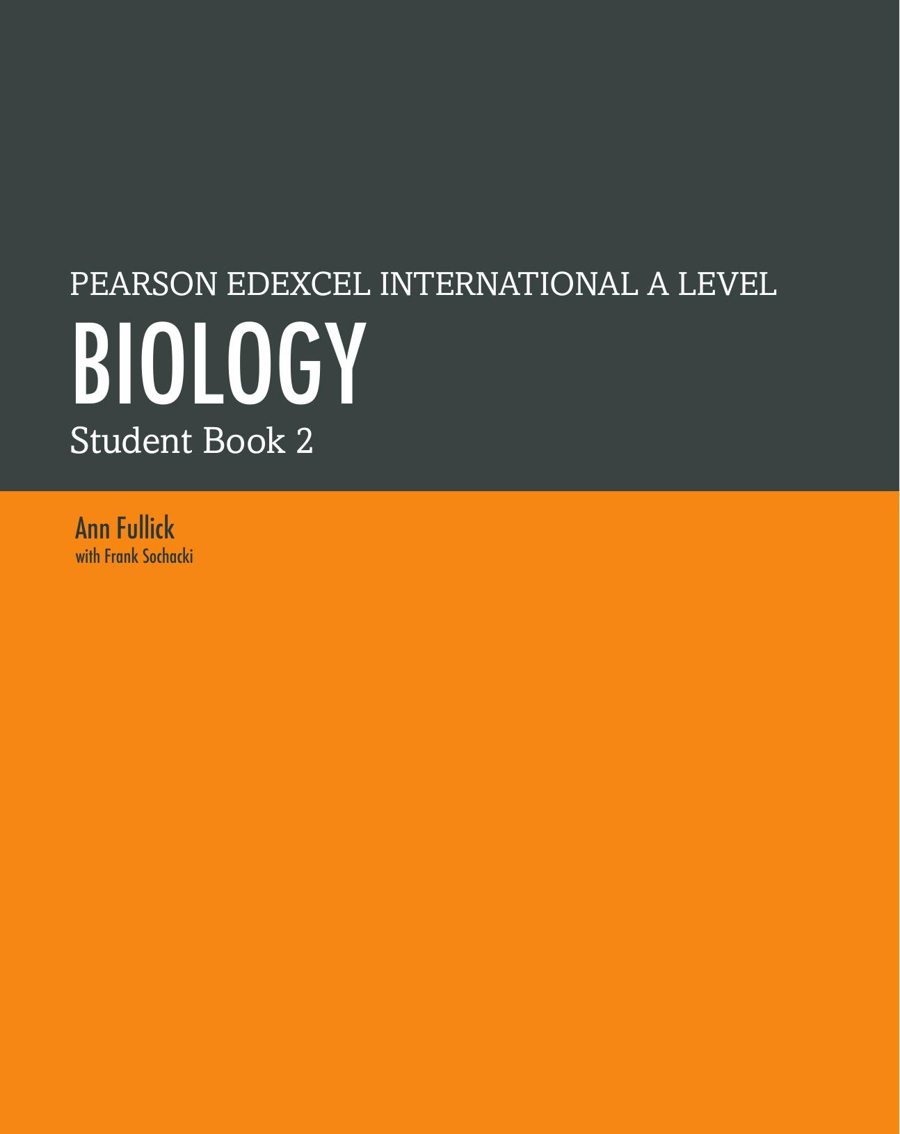 Edexcel International A Level Biology Student Book (Edexcel International GCSE)