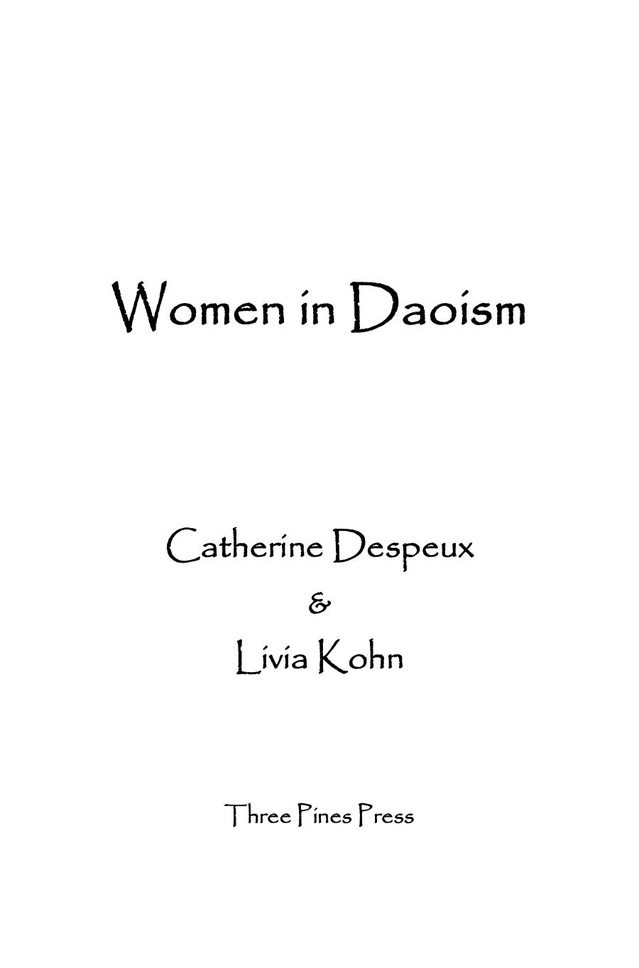 Women in Daoism