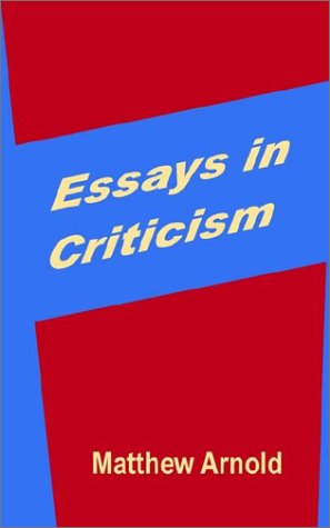 Essays in Criticism