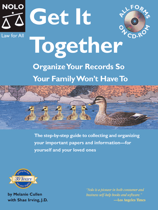 Get It Together: Organize Your Records So Your Family Won't Have To