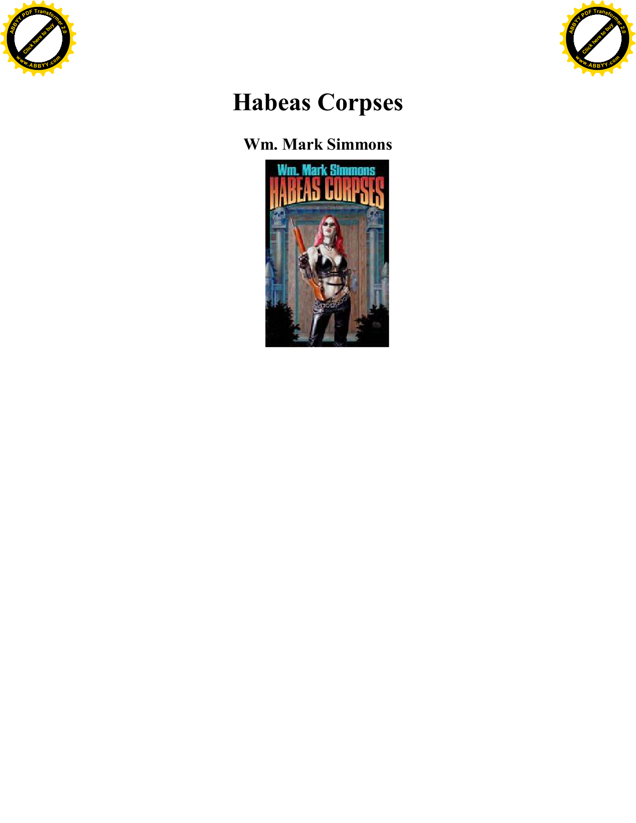 Habeas Corpses