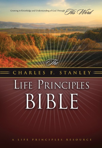 NASB, The Charles F. Stanley Life Principles Bible, Hardcover