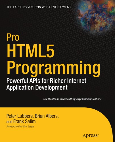 Pro Html5 Programming