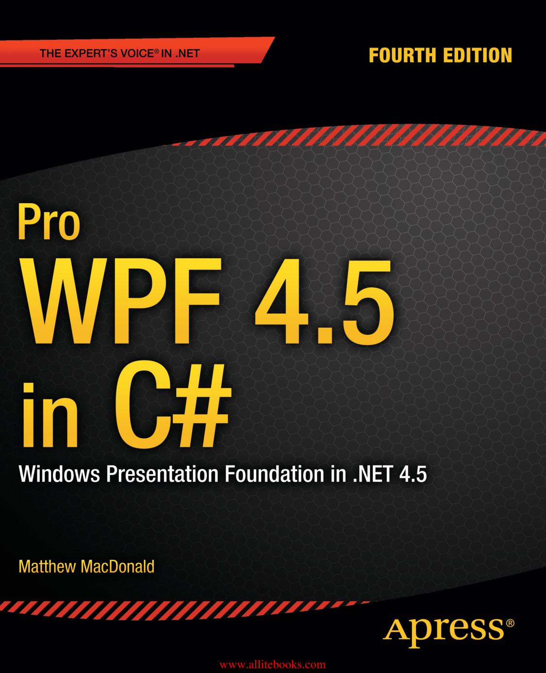 Pro Wpf 4.5 in C#