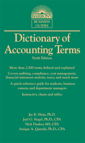 Dictionary of Accounting Terms