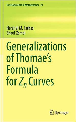 Generalizations of Thomae's Formula for Zn Curves