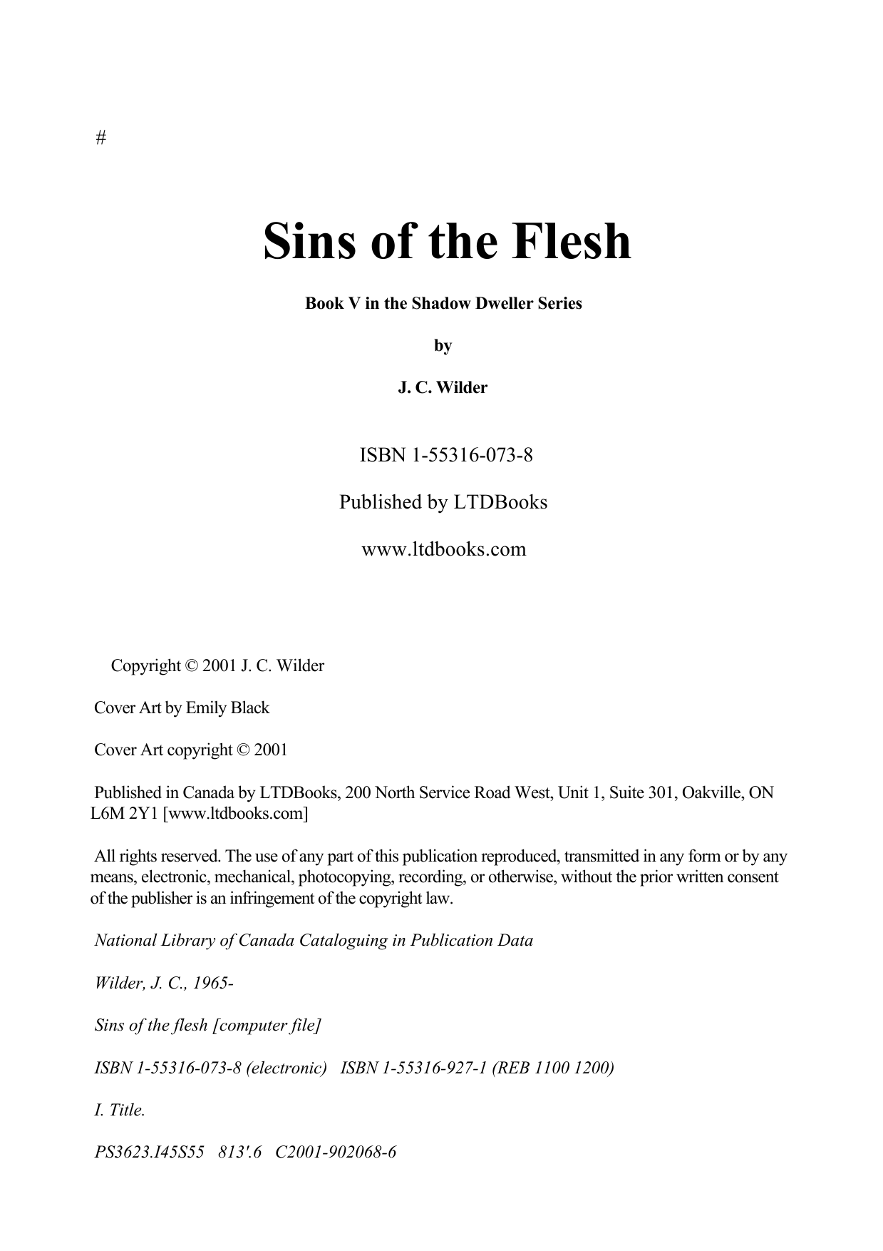 Sins of the Flesh