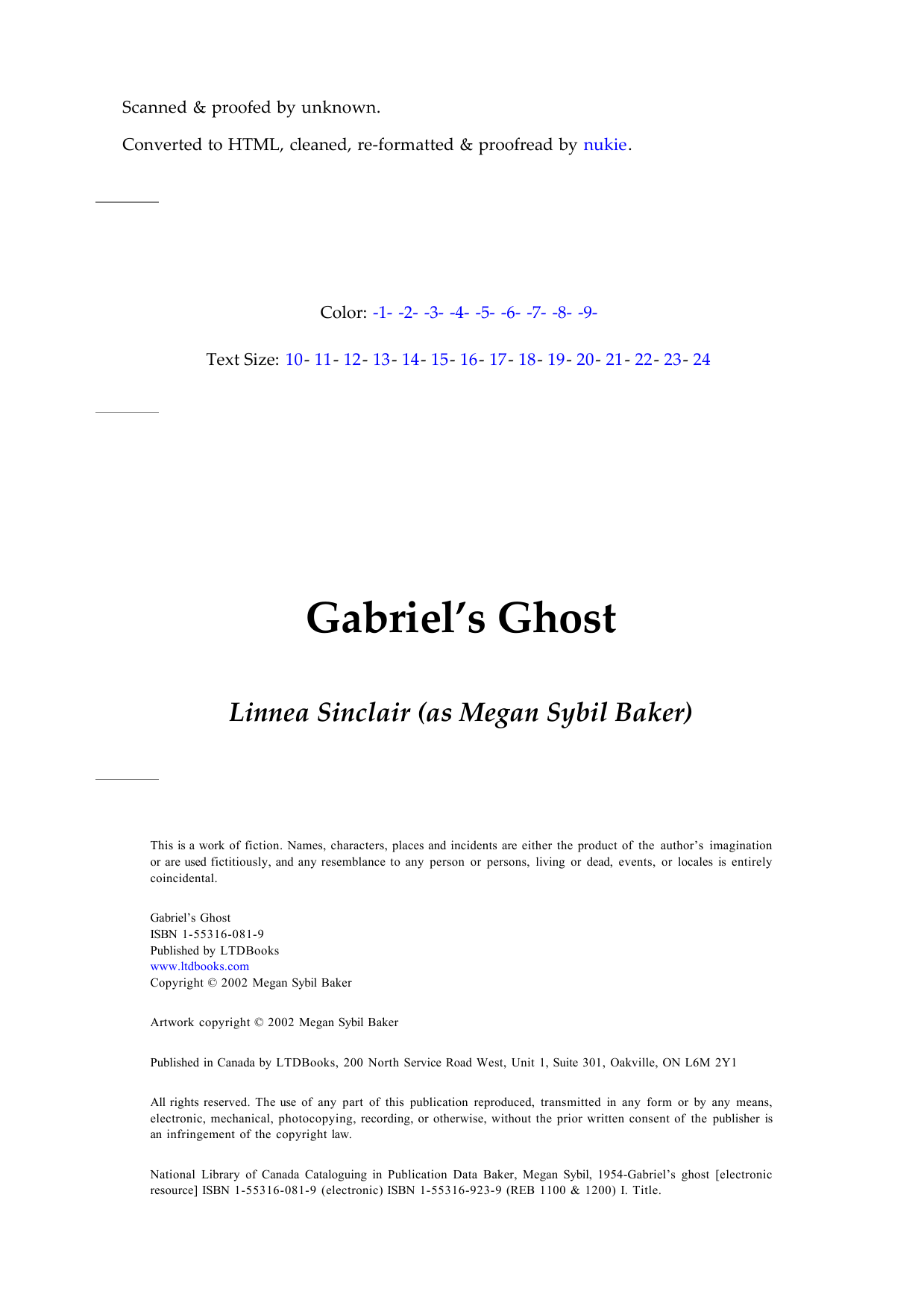 Gabriel's Ghost