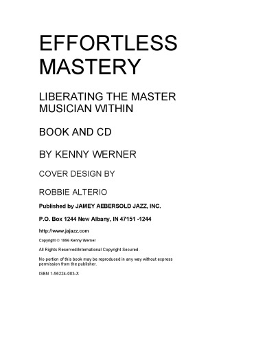 Effortless Mastery