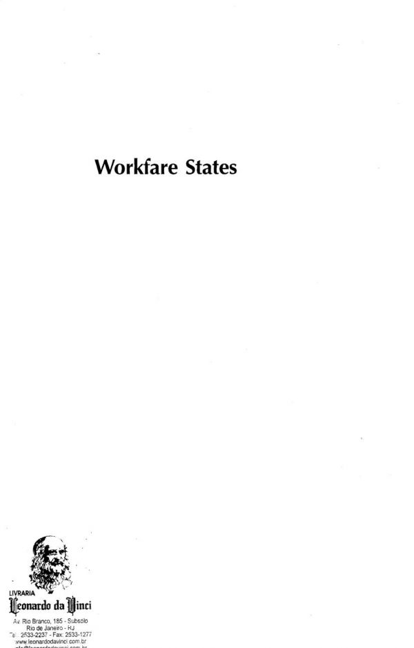 Workfare States