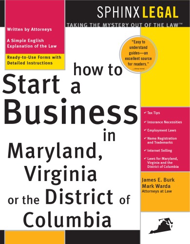 How To Start A Business In Maryland, Virginia, Or The District Of Columbia